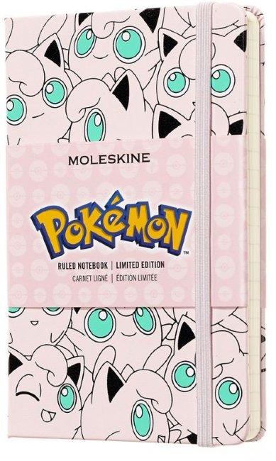 Блокнот Moleskine Limited Edition POKEMON Pocket , линейка, Jigglypuff