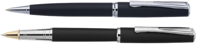 Набор Pierre Cardin PEN and PEN шариковая ручка и роллер, черный матовый