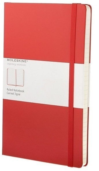 Блокнот Moleskine CLASSIC LARGE, линейка, красный Блокнот Moleskine CLASSIC LARGE, линейка, красный