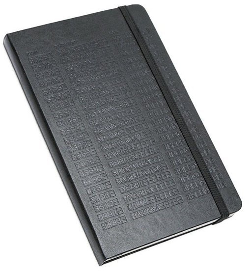 Блокнот Moleskine PASSION TRAVEL, черный