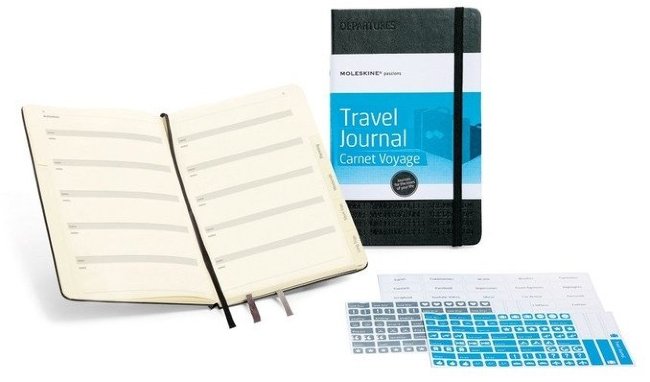 Блокнот Moleskine PASSION TRAVEL, черный