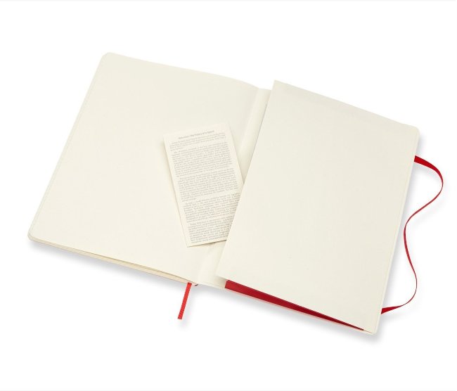 Блокнот Moleskine CLASSIC SOFT, клетка, красный