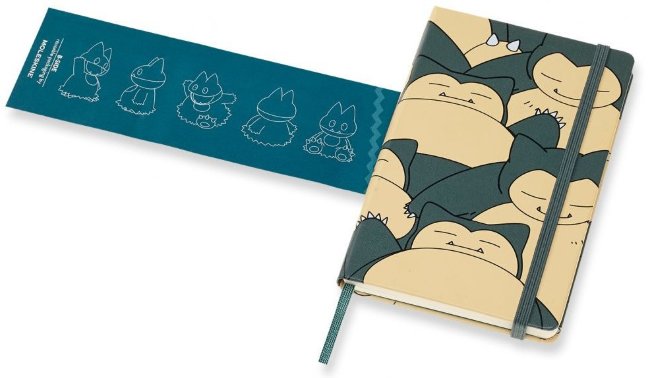 Блокнот Moleskine Limited Edition POKEMON Pocket, нелинованный, Snorlax