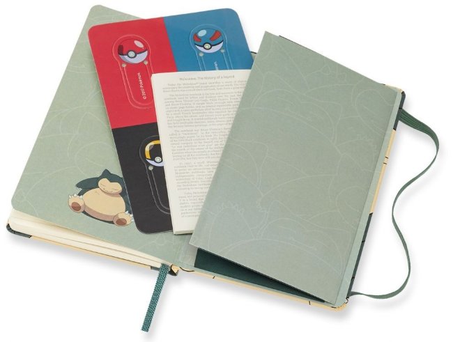 Блокнот Moleskine Limited Edition POKEMON Pocket, нелинованный, Snorlax