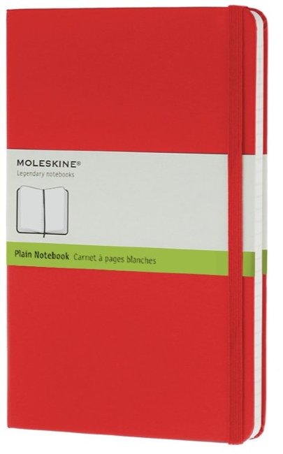 Блокнот Moleskine CLASSIC LARGE, нелинованный, красный Блокнот Moleskine CLASSIC LARGE, нелинованный, красный