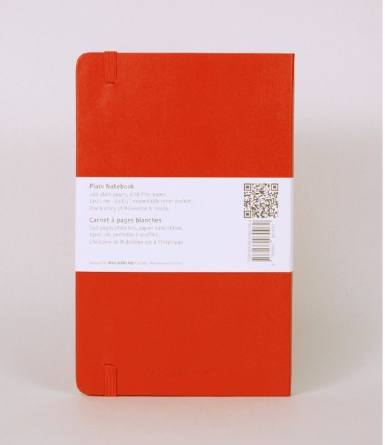 Блокнот Moleskine CLASSIC LARGE, нелинованный, красный Блокнот Moleskine CLASSIC LARGE, нелинованный, красный
