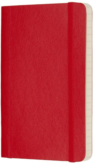 Блокнот Moleskine CLASSIC SOFT, линейка, красный