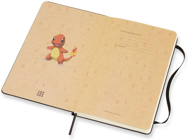 Блокнот Moleskine Limited Edition POKEMON Large, нелинованный, Charmender Блокнот Moleskine Limited Edition POKEMON Large, нелинованный, Charmender