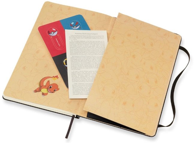 Блокнот Moleskine Limited Edition POKEMON Large, нелинованный, Charmender Блокнот Moleskine Limited Edition POKEMON Large, нелинованный, Charmender