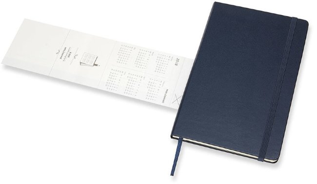 Еженедельник Moleskine CLASSIC WKNT POCKET, синий сапфир