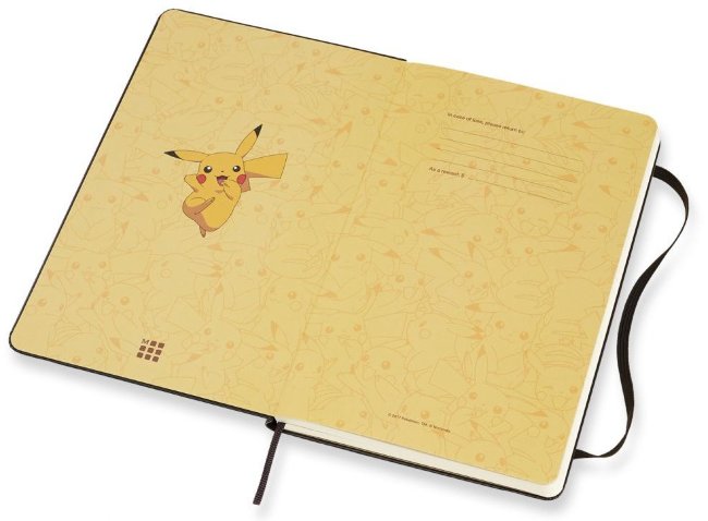 Блокнот Moleskine Limited Edition POKEMON Large, линейка, Pikachu Блокнот Moleskine Limited Edition POKEMON Large, линейка, Pikachu