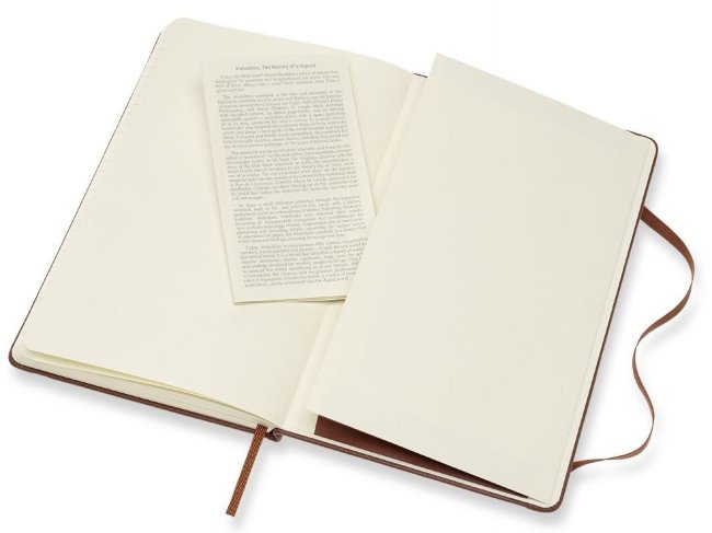 Блокнот Moleskine Limited Edition Leather Large, линейка, коричневый, подарочная коробка