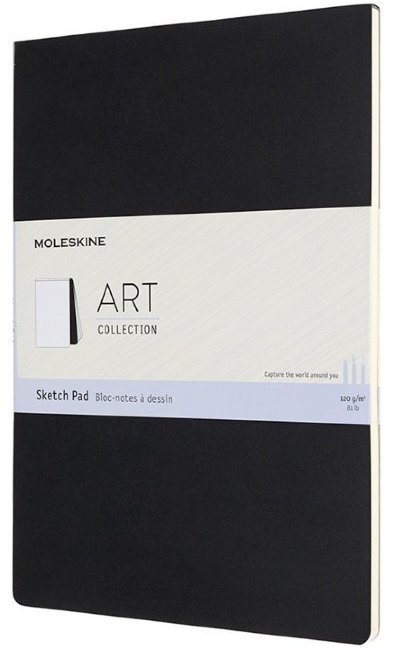 Блокнот для рисования Moleskine ART SOFT SKETCH PAD A4 48стр. мягкая обложка, черный Блокнот для рисования Moleskine ART SOFT SKETCH PAD A4 48стр. мягкая обложка, черный