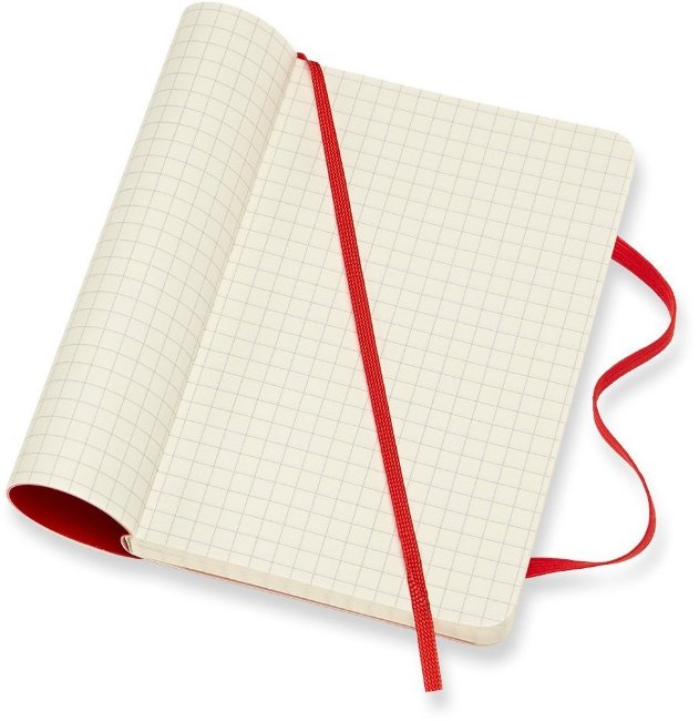 Блокнот Moleskine CLASSIC SOFT, клетка, красный Блокнот Moleskine CLASSIC SOFT, клетка, красный