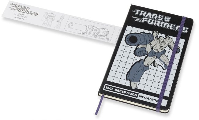 Блокнот Moleskine Limited Edition TRANSFORMERS Large, линейка, MEGATRON