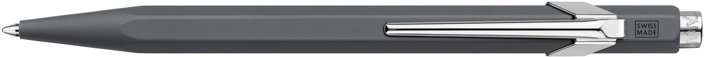 Шариковая ручка Caran d'Ache Office 849 Office Classic темно-серый M синие чернила без упаковки