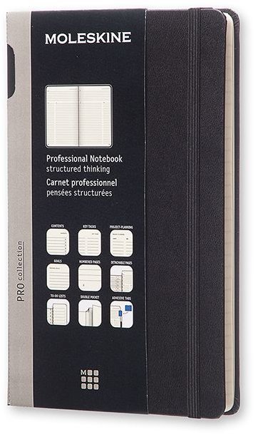 Блокнот Moleskine PROFESSIONAL LARGE, черный Блокнот Moleskine PROFESSIONAL LARGE, черный