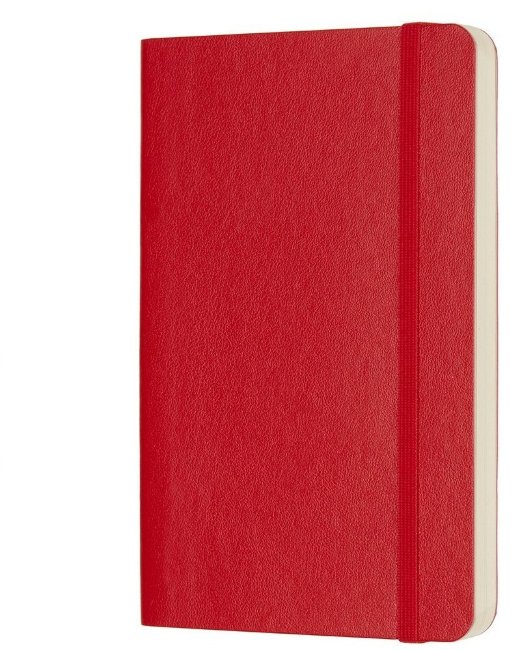 Блокнот Moleskine CLASSIC SOFT, пунктир, красный