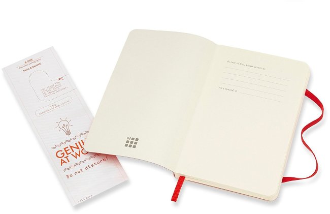 Блокнот Moleskine CLASSIC SOFT, пунктир, красный