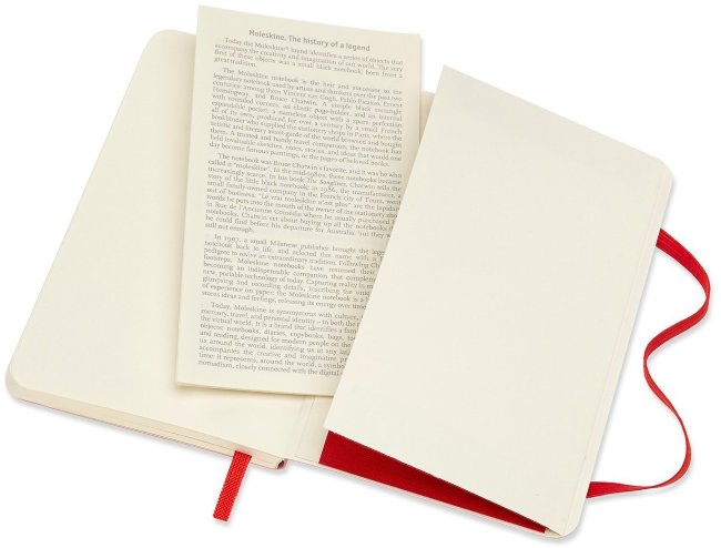 Блокнот Moleskine CLASSIC SOFT, пунктир, красный