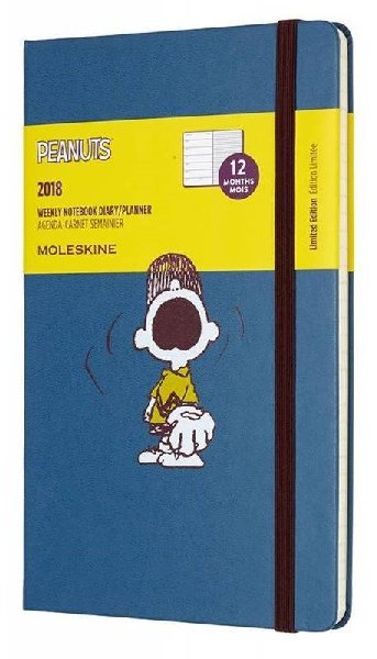 Еженедельник Moleskine PEANUTS WKNT LE, синий Еженедельник Moleskine PEANUTS WKNT LE, синий