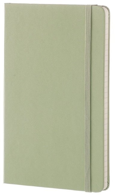 Блокнот Moleskine CLASSIC LARGE, линейка, зеленая ива Блокнот Moleskine CLASSIC LARGE, линейка, зеленая ива