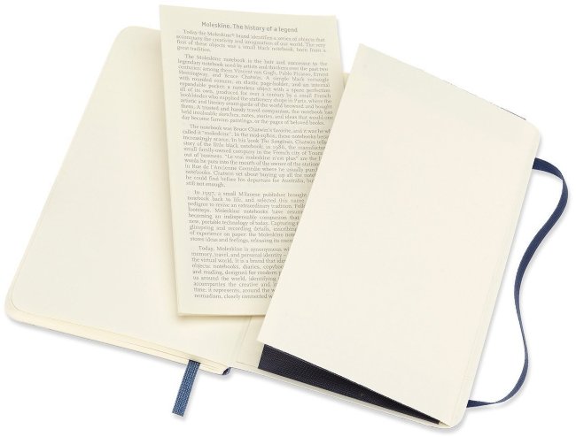 Блокнот Moleskine CLASSIC SOFT, пунктир, синий сапфир Блокнот Moleskine CLASSIC SOFT, пунктир, синий сапфир