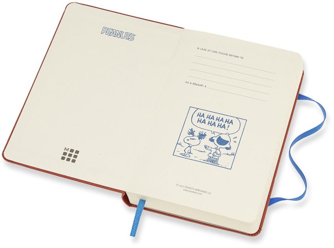 Ежедневник Moleskine PEANUTS POCKET LE, оранжевый