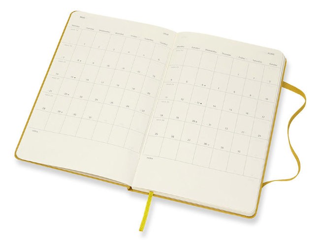 Еженедельник Moleskine CLASSIC WKNT, желтый клен Еженедельник Moleskine CLASSIC WKNT, желтый клен
