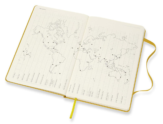 Еженедельник Moleskine CLASSIC WKNT, желтый клен Еженедельник Moleskine CLASSIC WKNT, желтый клен
