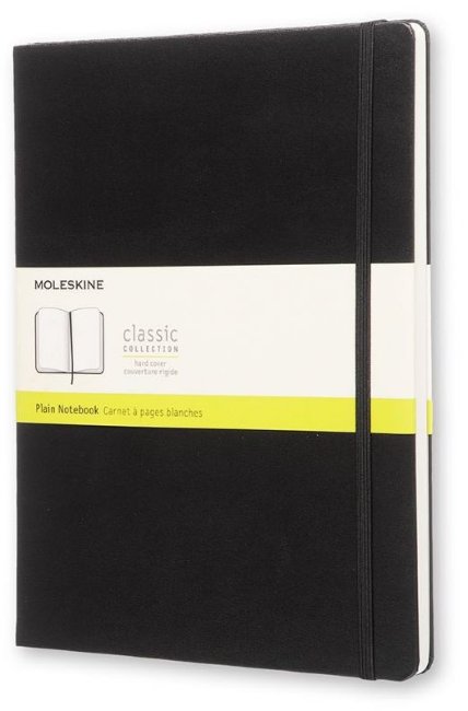 Блокнот Moleskine CLASSIC, нелинованный, черный Блокнот Moleskine CLASSIC, нелинованный, черный