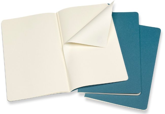 Блокнот Moleskine CAHIER JOURNAL Large, нелинованный, голубой (3шт) Блокнот Moleskine CAHIER JOURNAL Large, нелинованный, голубой (3шт)