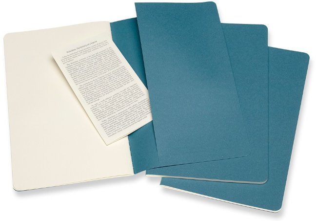 Блокнот Moleskine CAHIER JOURNAL Large, нелинованный, голубой (3шт) Блокнот Moleskine CAHIER JOURNAL Large, нелинованный, голубой (3шт)