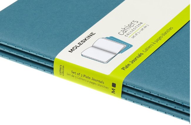 Блокнот Moleskine CAHIER JOURNAL Large, нелинованный, голубой (3шт) Блокнот Moleskine CAHIER JOURNAL Large, нелинованный, голубой (3шт)
