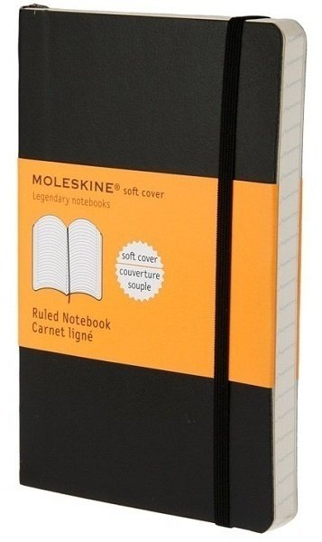 Блокнот Moleskine CLASSIC SOFT, линейка, черный Блокнот Moleskine CLASSIC SOFT, линейка, черный