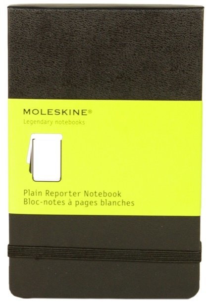 Блокнот Moleskine REPORTER, нелинованный, черный Блокнот Moleskine REPORTER, нелинованный, черный
