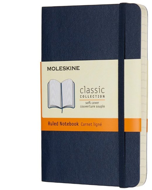 Блокнот Moleskine CLASSIC SOFT, линейка, синий сапфир Блокнот Moleskine CLASSIC SOFT, линейка, синий сапфир