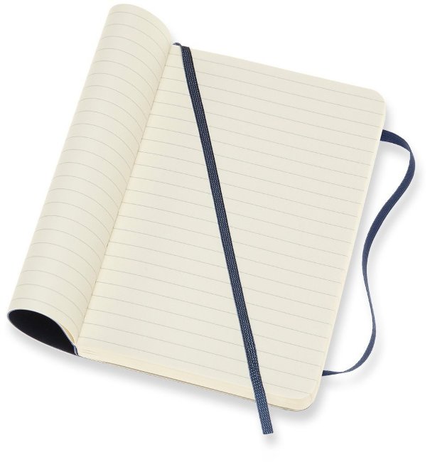 Блокнот Moleskine CLASSIC SOFT, линейка, синий сапфир Блокнот Moleskine CLASSIC SOFT, линейка, синий сапфир