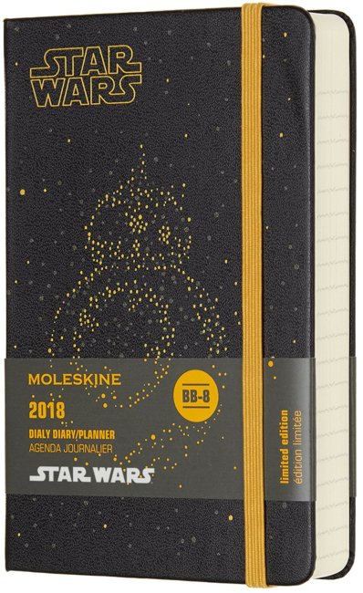 Ежедневник Moleskine STAR WARS POCKET LE, черный