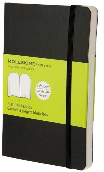 Блокнот Moleskine CLASSIC SOFT, нелинованный, черный Блокнот Moleskine CLASSIC SOFT, нелинованный, черный