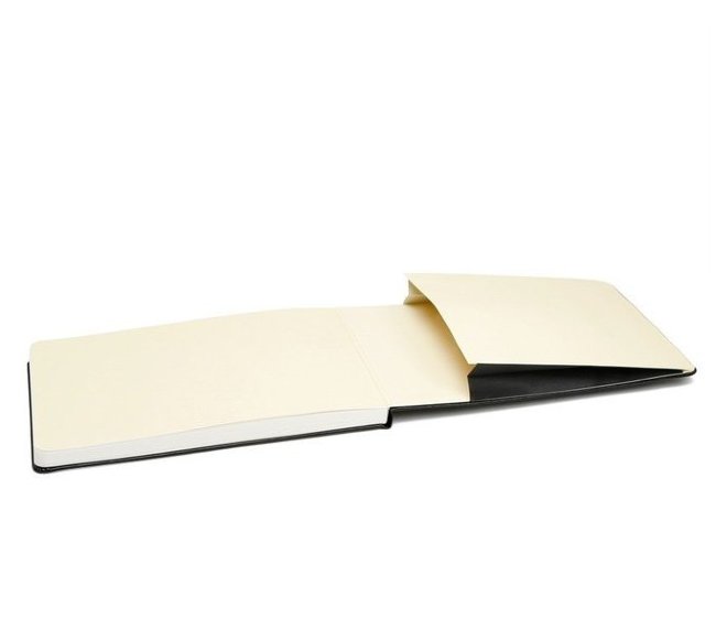 Блокнот Moleskine REPORTER, линейка, черный