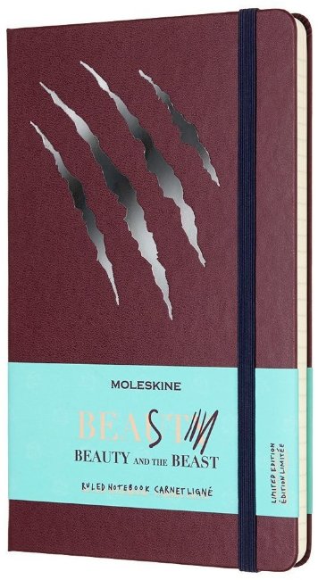 Блокнот Moleskine BEAUTY & BEAST LARGE Limited Edition, линейка, Scratch Блокнот Moleskine BEAUTY & BEAST LARGE Limited Edition, линейка, Scratch