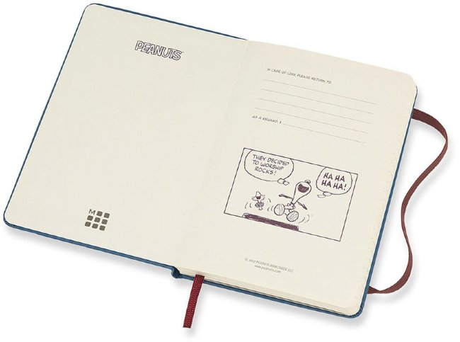 Еженедельник Moleskine PEANUTS WKNT POCKET LE, синий Еженедельник Moleskine PEANUTS WKNT POCKET LE, синий