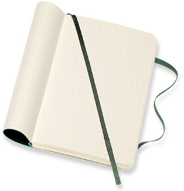 Блокнот Moleskine CLASSIC SOFT Pocket, пунктир, зеленый Блокнот Moleskine CLASSIC SOFT Pocket, пунктир, зеленый
