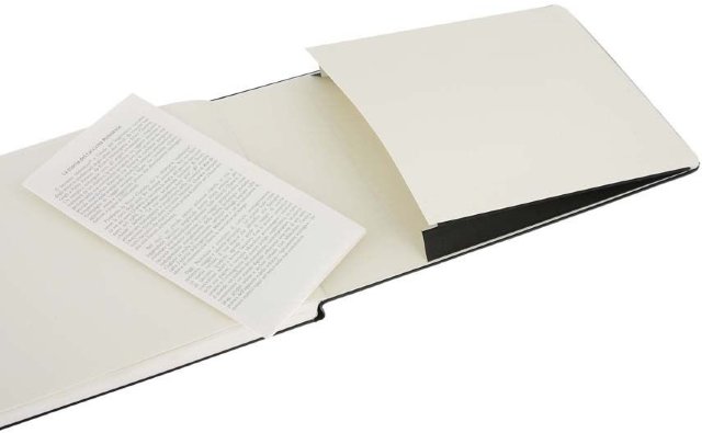 Блокнот Moleskine REPORTER, нелинованный, черный