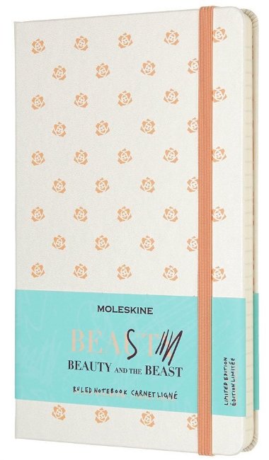 Блокнот Moleskine BEAUTY & BEAST LARGE Limited Edition, линейка, Rose