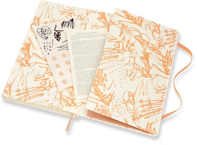 Блокнот Moleskine BEAUTY & BEAST LARGE Limited Edition, линейка, Rose