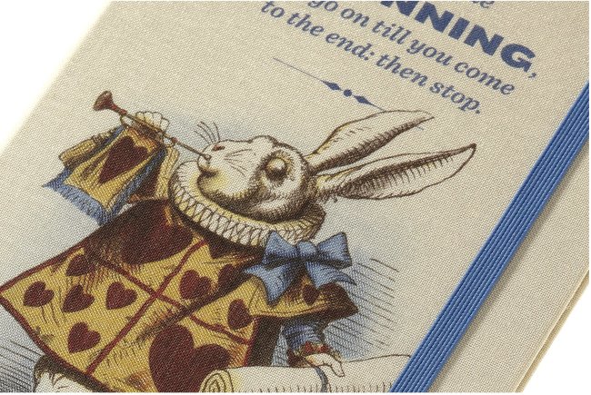 Еженедельник Moleskine ALICE IN WONDERLAND WKNT LE, белый