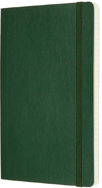Блокнот Moleskine CLASSIC SOFT Large, линейка, зеленый