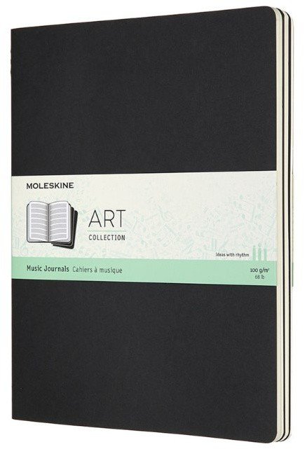 Блокнот для нот Moleskine ART CAHIER MUSIC XLarge 190х250мм 80стр Блокнот для нот Moleskine ART CAHIER MUSIC XLarge 190х250мм 80стр